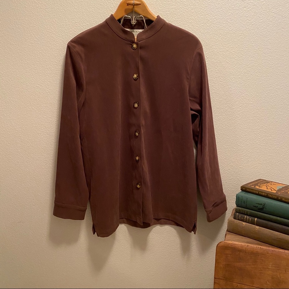 Orvis Brown Button-Up